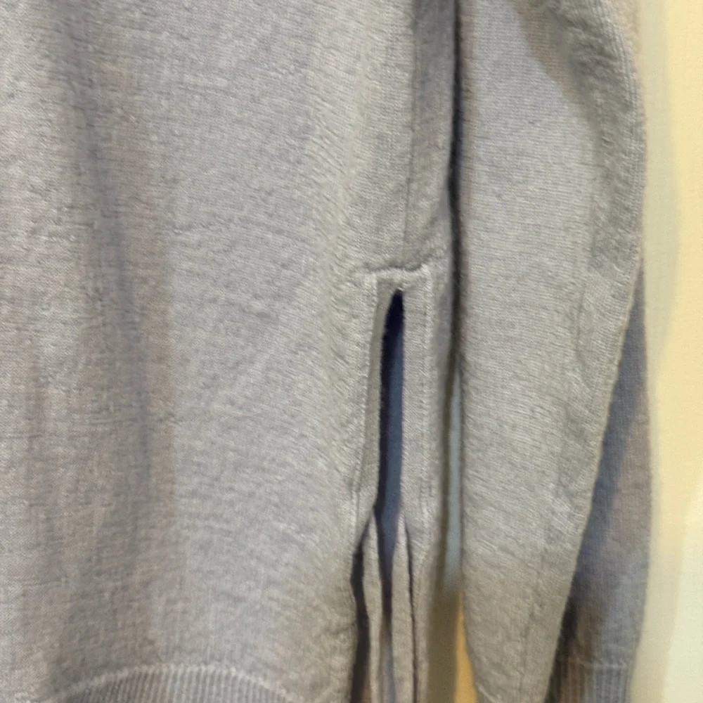 J. Crew Soft Blue Grey Merino Wool Light Top size‎ M